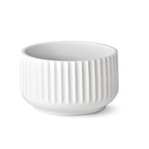 Lyngby Sklen - 14 cm - Hvid - 2. Sort.