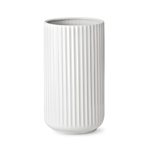 Lyngby Vase 25 cm - Hvid - 2. Sort.
