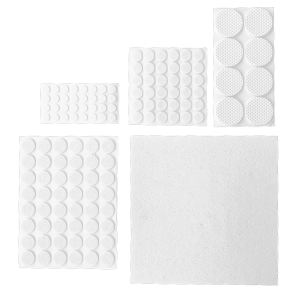 Filtpuder - 125 stk ass. - Hvide