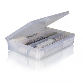 Filtpuder St - 122 stk. - Hvid/Gr