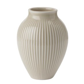 Knabstrup Vase - Riller - 12,5 cm - Sand