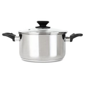 Gryde - St�l - Med Glasl�g - 3,5 l