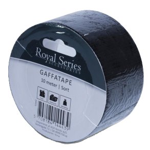 Royal Gaffatape - Sort - 10 m