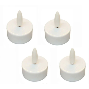 LED Fyrfadslys - 3D Flamme - 4 stk.