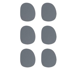 RAW Coaster Genbrugslder - Gr - 6 stk.