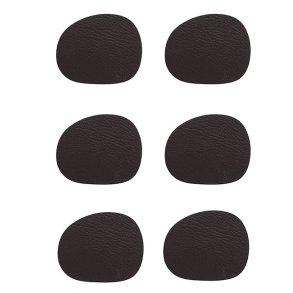 Raw Coaster Genbrugslder - Brun - 6 stk.