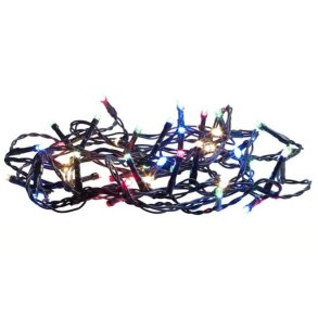 Lyskde 160 LED - Multicolor - 3 x AA Batteriboks med Dobbelt Timer 