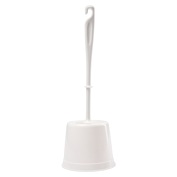 Toiletbrste - Hvid Plast