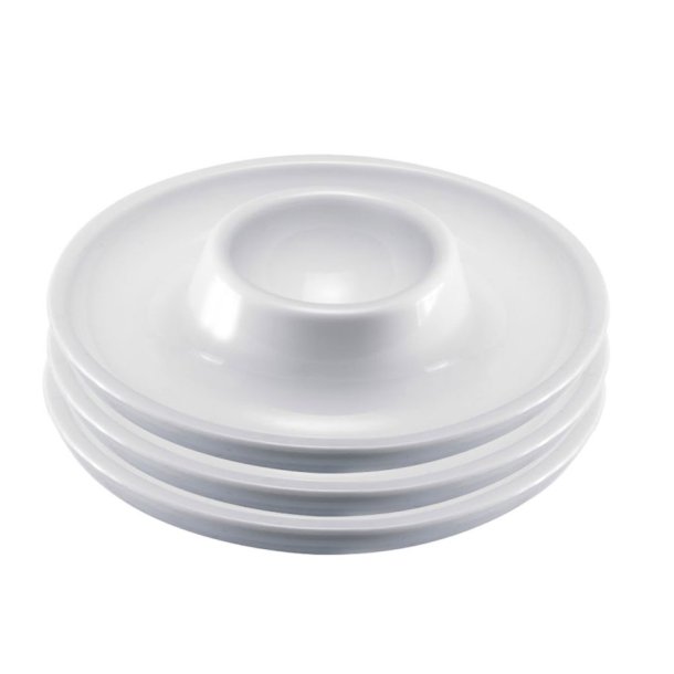 Westmark �ggeb�ger 3 stk - Hvid melamin