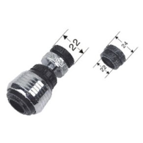 Vandsparer m/ Brusefunktion - Messing