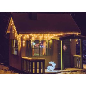 Istapkde - 300 LED - 5 m - 35 cm - VarmHvid - med Remotefunktion