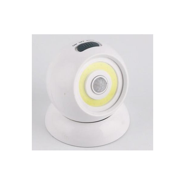 Sensorlampe - Sort - Magnetisk - 7,5 cm - 130 Lumen 