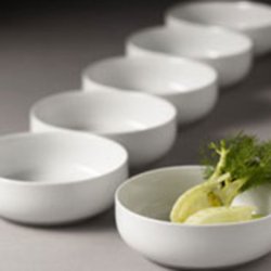 Aida Atelier Hvid Bouillonskl - 4 stk.