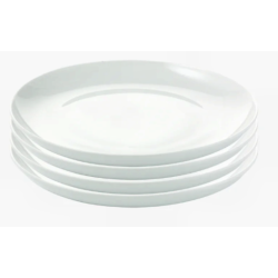 Aida Atelier Hvid Frokosttallerken - 4 stk.