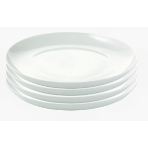 Aida Atelier Hvid Frokosttallerken - 4 stk.