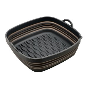 Air Fryer Bradepande - Foldbar - Silikone - 20,8 x 21,8 x 6,6 (2,3) cm