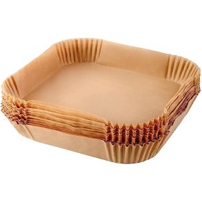 Air Fryer Bagepapir - 20 x 20 x 4 cm - 50 stk.