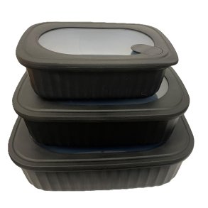 Firkantet Sklest med Lg - 850,1600 og 2850 ml