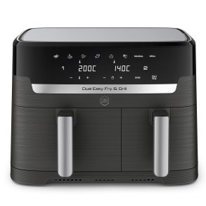 OBH AirFryer Dual Easy Fry & Grill - Black 