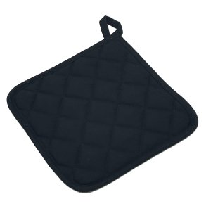 Grydelap - 19 x 19 cm - Sort