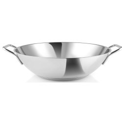Eva Trio Wok - 32 cm - Recycled St�l