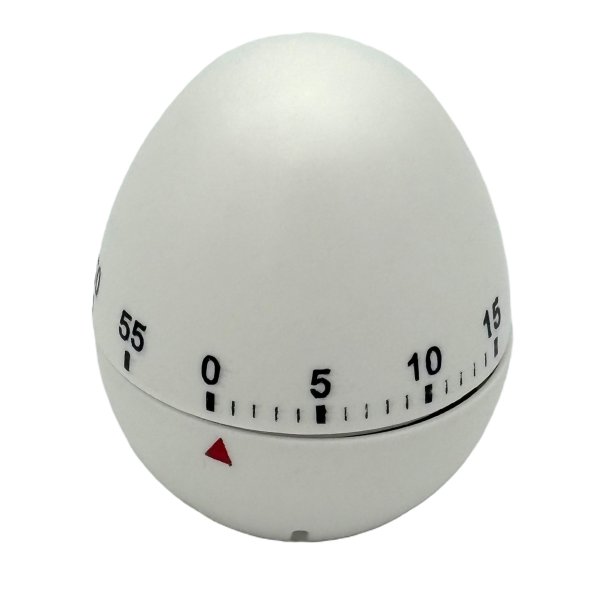 Minutur Mekanisk - g - Hvidt