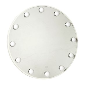 Make Up Spejl med 12 Prer - Rundt - 50 cm