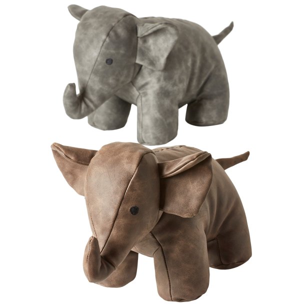 Drstopper Elefant - 25 cm - Ass. Gr el. Brun