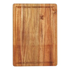 Skrebrt med Saftrille - Akacie - 35 x 25 x 2 cm 