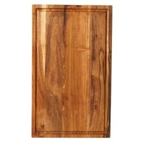 Skrebrt med Saftrille - 30 x 50 x 2,5 cm - Akacietr - Olieret