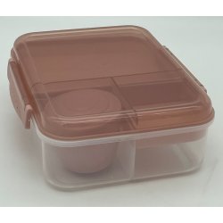Madkasse med Dipb�tte &amp; Skillerum - 22 x 18 x 7,5 cm