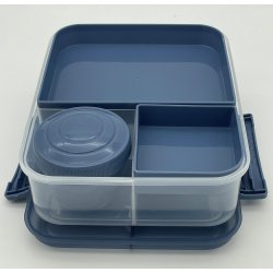 Madkasse med Dipb�tte &amp; Skillerum - 22 x 18 x 7,5 cm