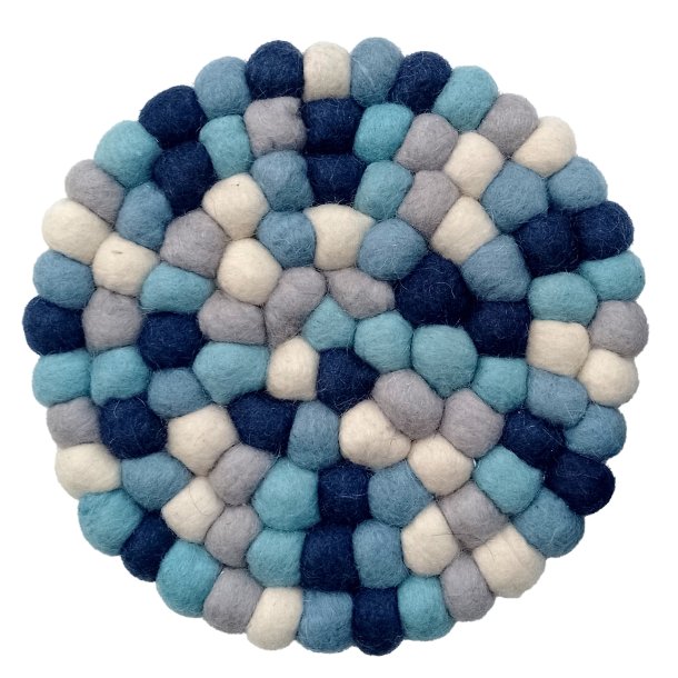 Bordskner - Uld - 20 cm - Multi Bl