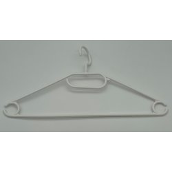 Plastbjler - 8 stk. - Hvid - Drejelige