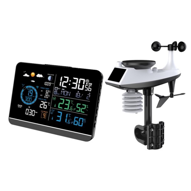 Conzept Vejrstation Proff - med Farveskrm &amp; Vindmler