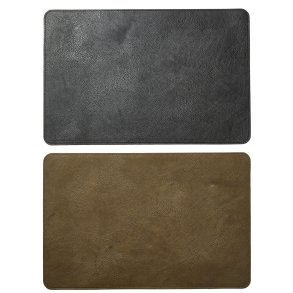 Dkkeserviet - Vendbar - Bld - 30 x 45 cm - Sort/Oliven