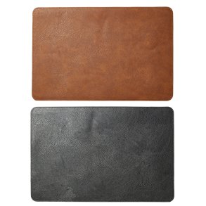 Dkkeserviet - Vendbar - Bld - 30 x 45 cm - Cognac/Sort