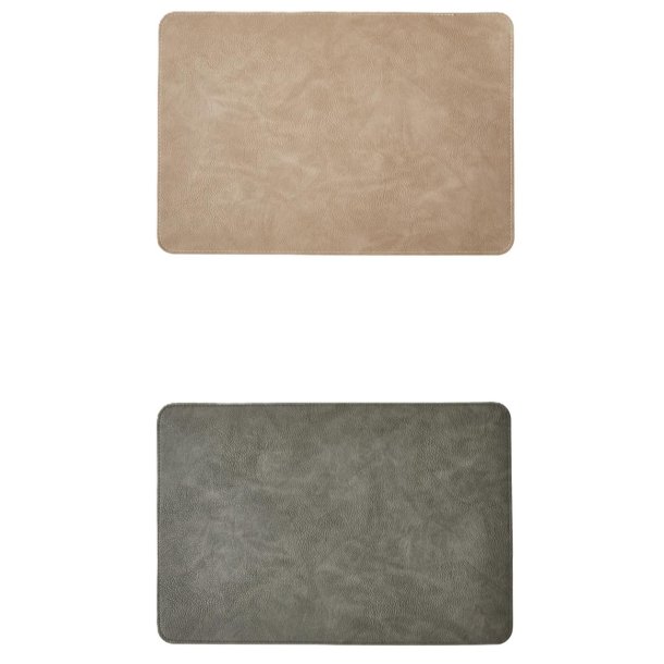 D�kkeserviet - Vendbar - Bl�d - 30 x 45 cm - Gr�/Beige