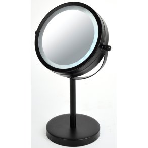 Makeup Spejl med LED-lys - Til Batteri - 5 x Zoom