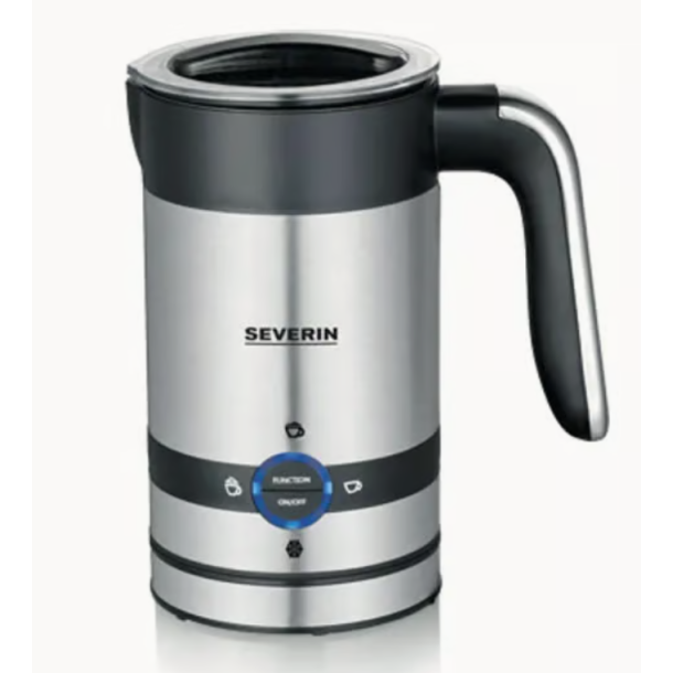 Severin Mælkeskummer - 450 W - Stål/Sort