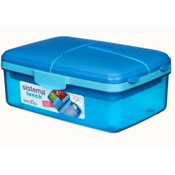 Sistema Madkasse - 1.5 l - Slimline Quaddie - Coloured