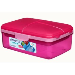 Sistema Madkasse - 1.5 l - Slimline Quaddie - Coloured