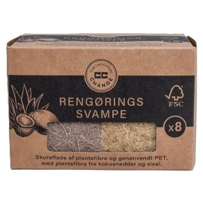 Rengringssvampe - 8 stk - FSC-godkendt