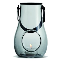 Holmegaard Design with Light Lanterne - 16,5 cm - Smoke