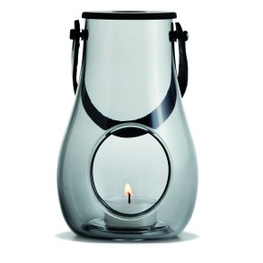 Holmegaard Design with Light Lanterne - 16,5 cm - Smoke