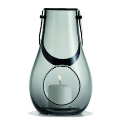Holmegaard Design with Light Lanterne - 25 cm - Smoke