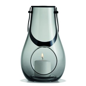 Holmegaard Design with Light Lanterne - 25 cm - Smoke