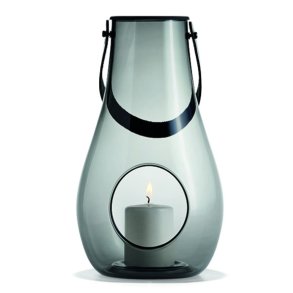 Holmegaard Design with Light Lanterne - 29 cm - Smoke