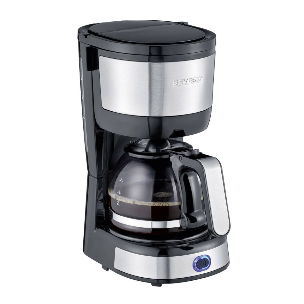 Severin Kaffemaskine 4-kops - Stål - 750 W