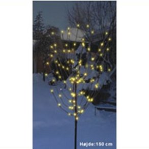 LED Tr - 110 cm - 72 LED - Batteri - Dobbelt Timer